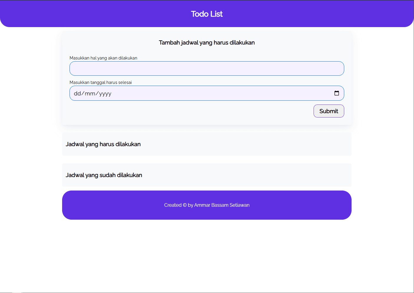 Todo List App