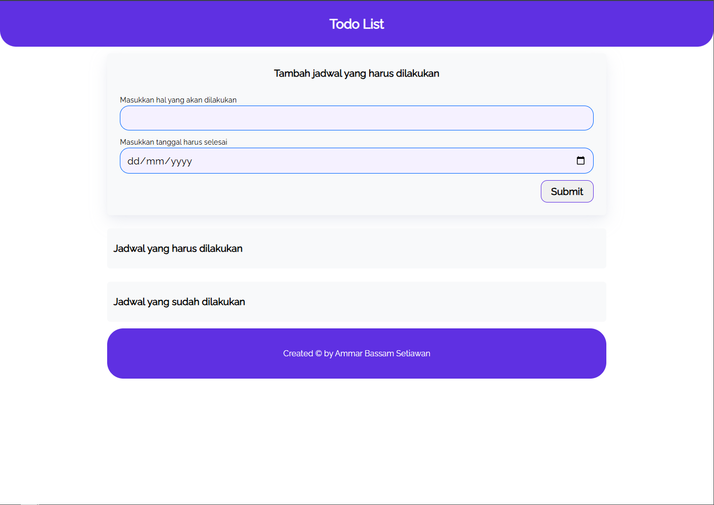 Todo List App